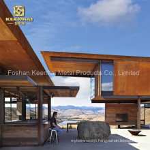 Exterior Curtain Wall Building Corten Steel Facade (KH-CS-60)